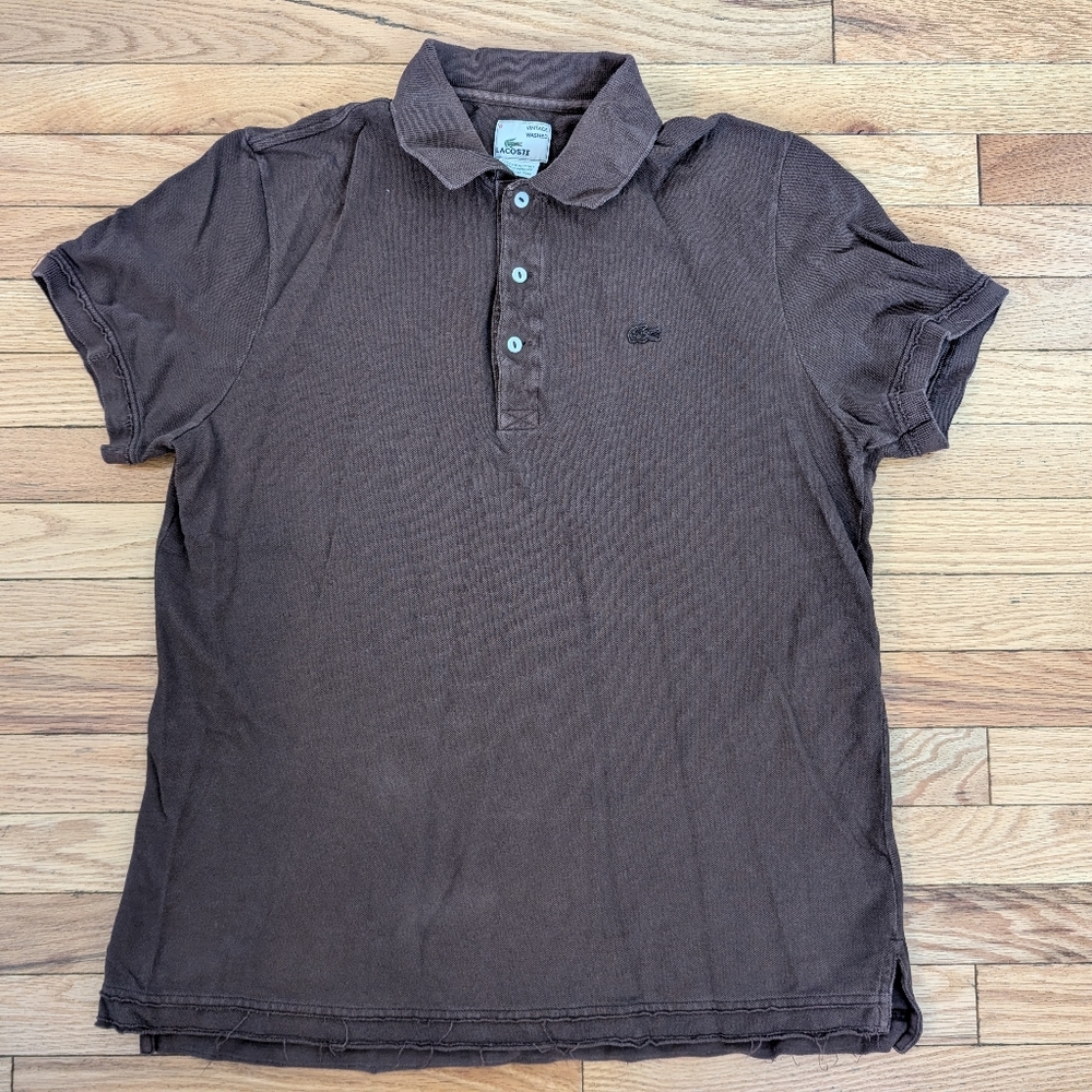 Lacoste Dark Brown Polo Shirt